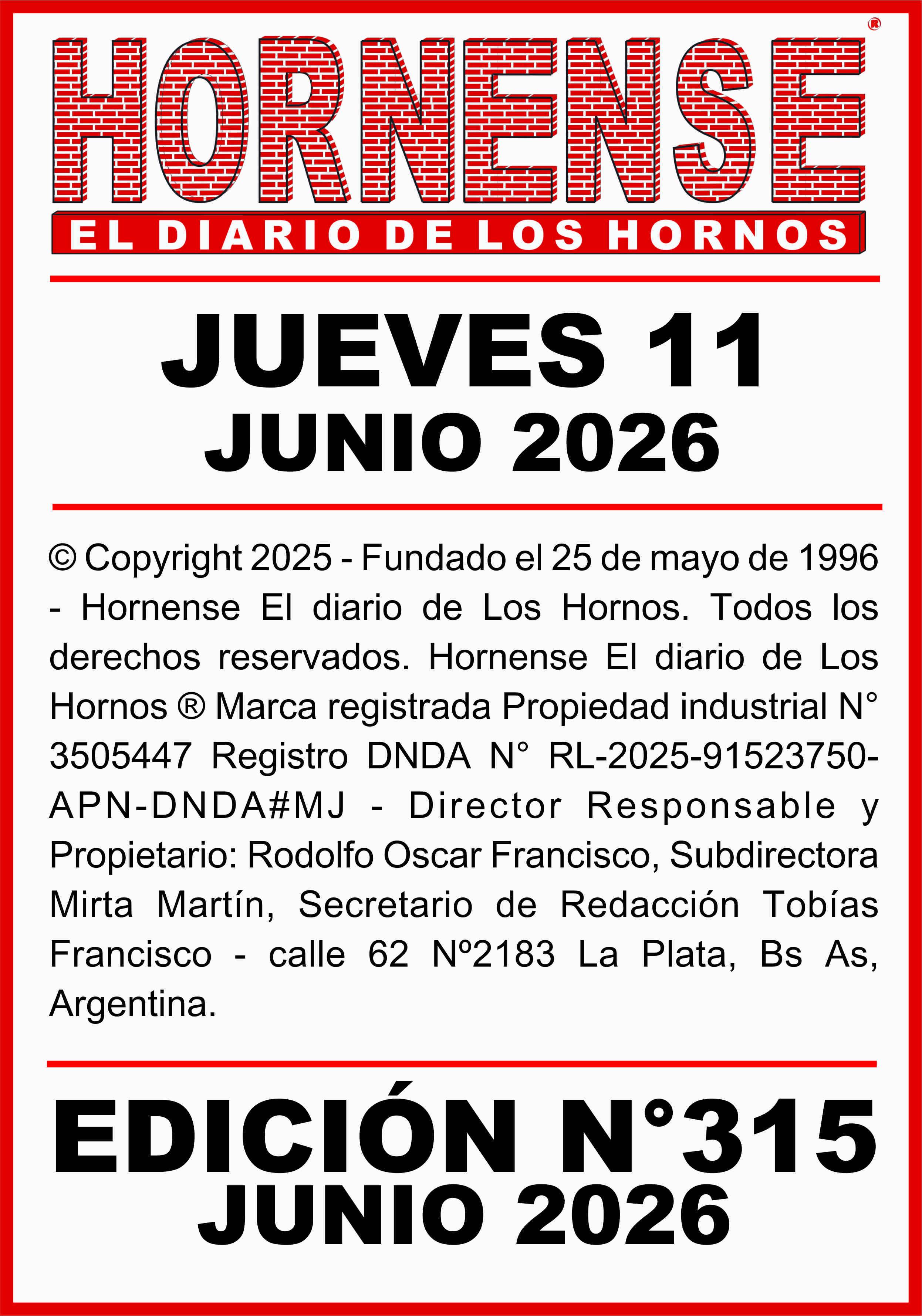 Edicion 315