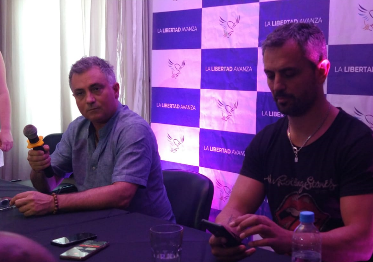Sebastián Pareja y Martin Menem